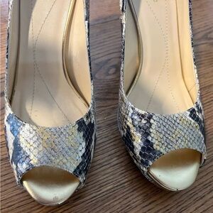 KATE SPADE Snakeskin Leather Pumps Sz 9